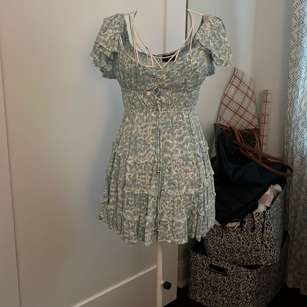 Blue sundress